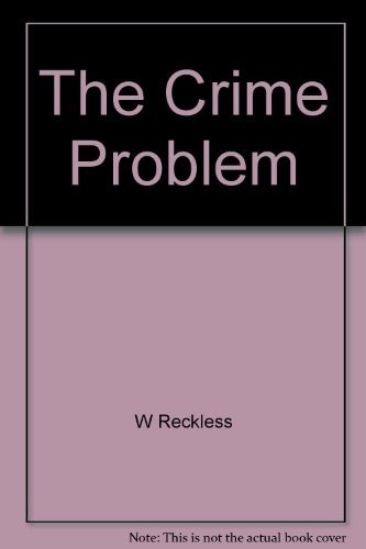 Cover for The crime problem