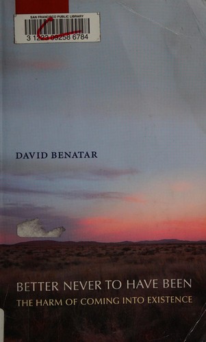 Cover for Better never to have been
