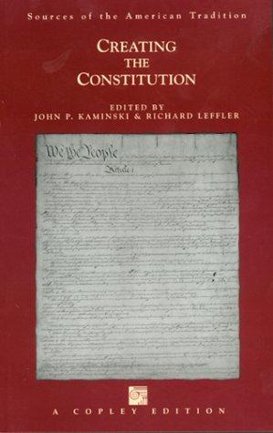 Cover for Creating the Constitution
