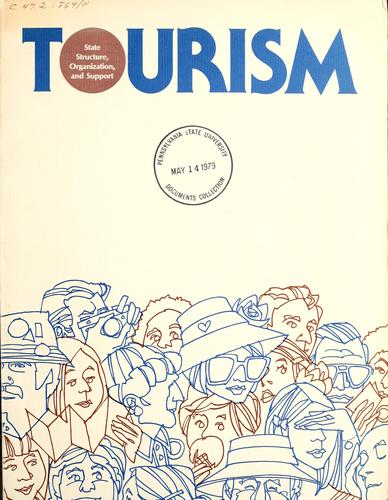 Cover for Tourism, state structure, organization, and support