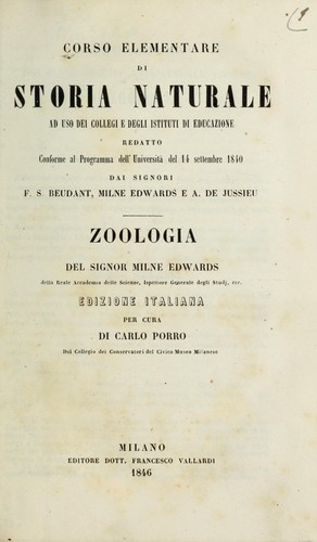 Cover for Zoologia