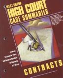 Cover for High Court Case Summaries on Contracts (Keyed to Farnsworth, Sixth Edition)