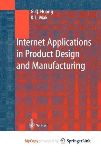 Cover for Internet Applications in Product Design and Manufacturing
