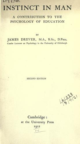 Cover for Instinct in man