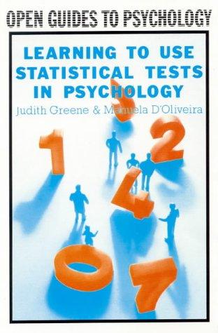 Cover for Learning to Use Statistical Tests in Psychology