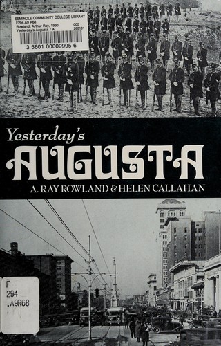 Cover for Yesterday's Augusta