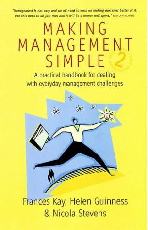 Cover for Making Management Simple