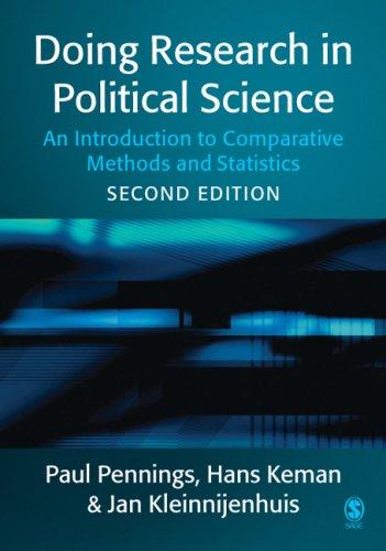 Cover for Doing Research in Political Science