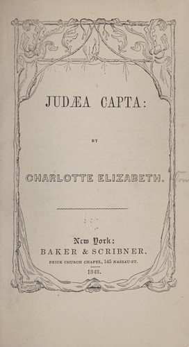Cover for Judæa capta