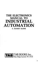 Cover for The electronics manual to industrial automation