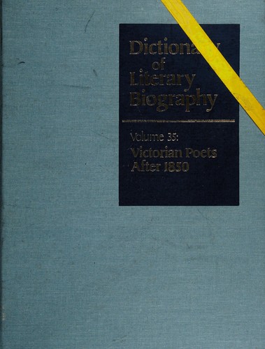 Cover for Victorian poets after 1850