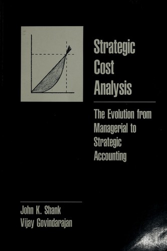 Cover for Strategic cost analysis