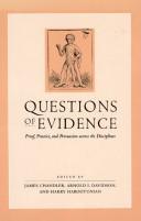 Cover for Questions of evidence