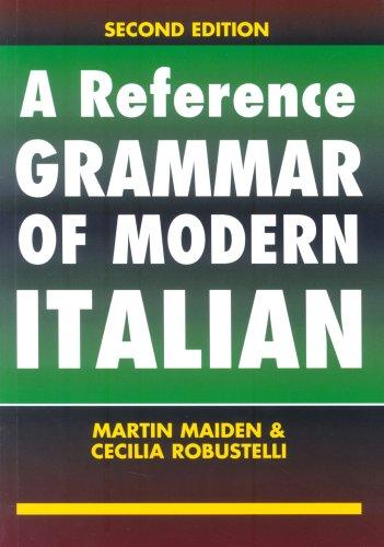 Cover for A Reference Grammar of Modern Italian