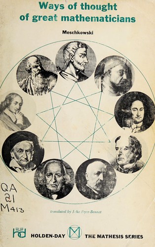Cover for Ways of thought of great mathematicians