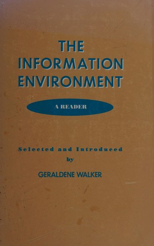 Cover for The Information environment