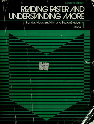Cover for Instructor's manual to accompany Reading faster and understanding more