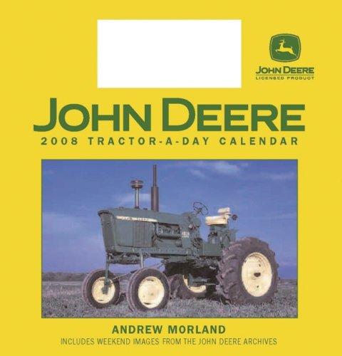 Cover for John Deere Tractor-a-Day 2008 Calendar w/toy