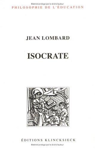 Cover for Isocrate