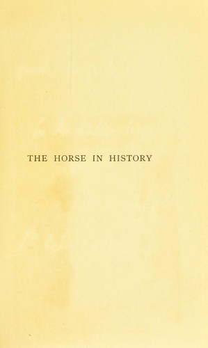 Cover for The Horse In History
