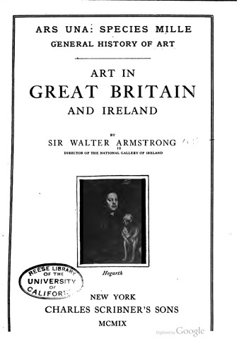 Cover for Art in Great Britain and Ireland