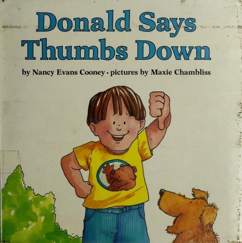 Cover for Donald says thumbs down