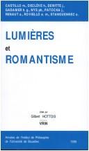 Cover for Lumières et romantisme