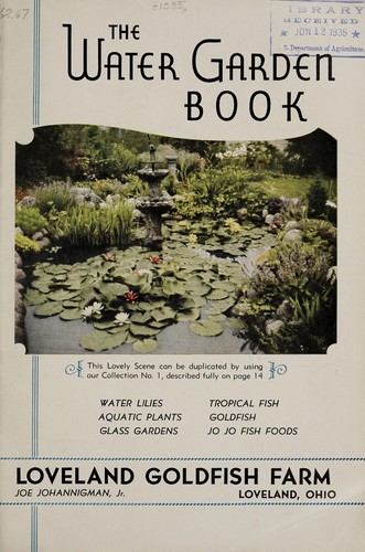 Cover for The water garden book