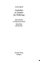 Cover for Geschichte im Zeitalter der Weltkriege