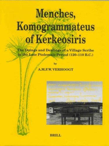 Cover for Menches, Komogrammateus of Kerkeosiris