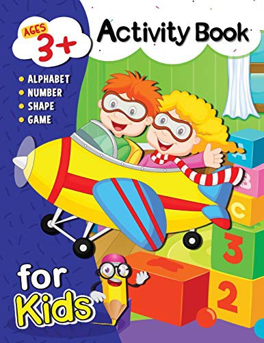 Cover for Activity Book for Kids ages 3+
