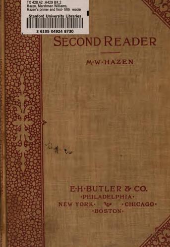 Cover for Hazen's Primer and First-[fifth] Reader