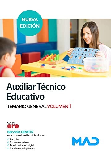 Cover for Auxiliar Técnico Educativo. Temario general volumen 1