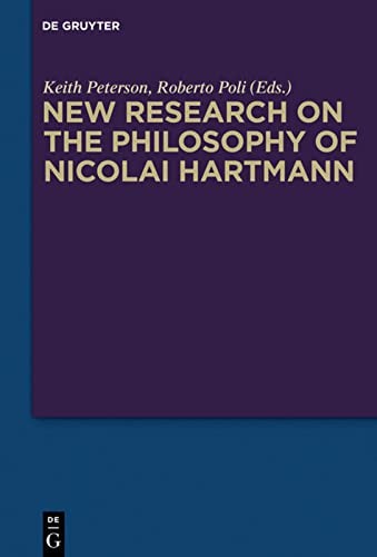 Cover for New Research on the Philosophy of Nicolai Hartmann