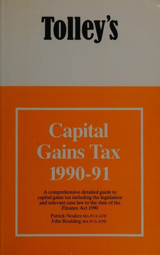 Cover for Tolley's capital gains tax.