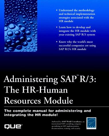 Cover for Administering SAP R/3