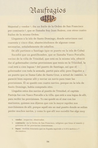 Cover for Naufragios