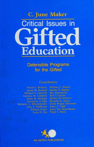 Cover for Defensible programs for the gifted