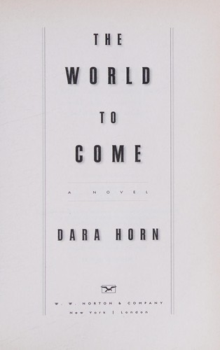 Cover for The World to Come