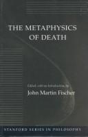 Cover for The Metaphysics of death
