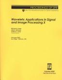 Cover for Wavelets