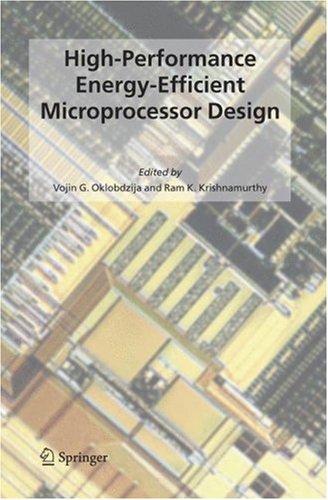 Cover for High-Performance Energy-Efficient Microprocessor Design (Series on Integrated Circuits and Systems)