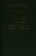 Cover for Education and society