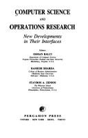 Cover for Computer science and operations research