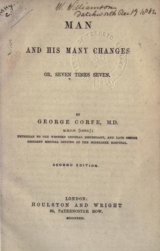 Cover for Man and his many changes