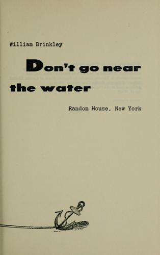 Cover for Don't go near the water.