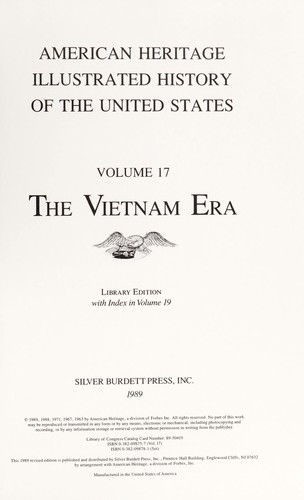 Cover for American heritage illustrated history of the United States
