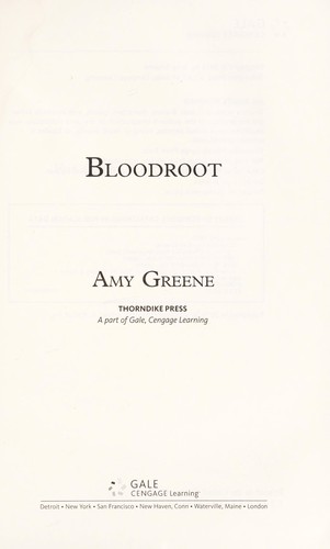 Cover for Bloodroot