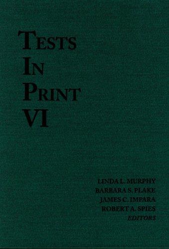 Cover for Tests in Print VI (Tests in Print (Buros))