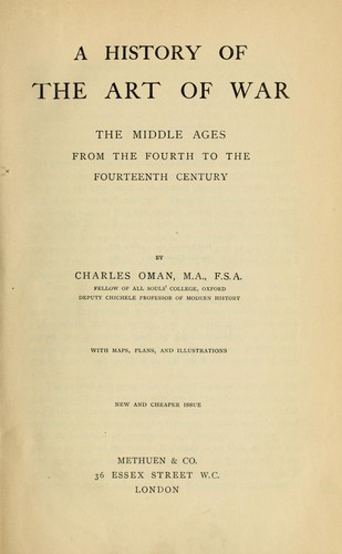 Cover for A history of the art of war